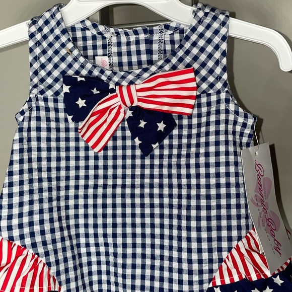 Bonnie Baby Blue Gingham Star Dress - Picture 5 of 9
